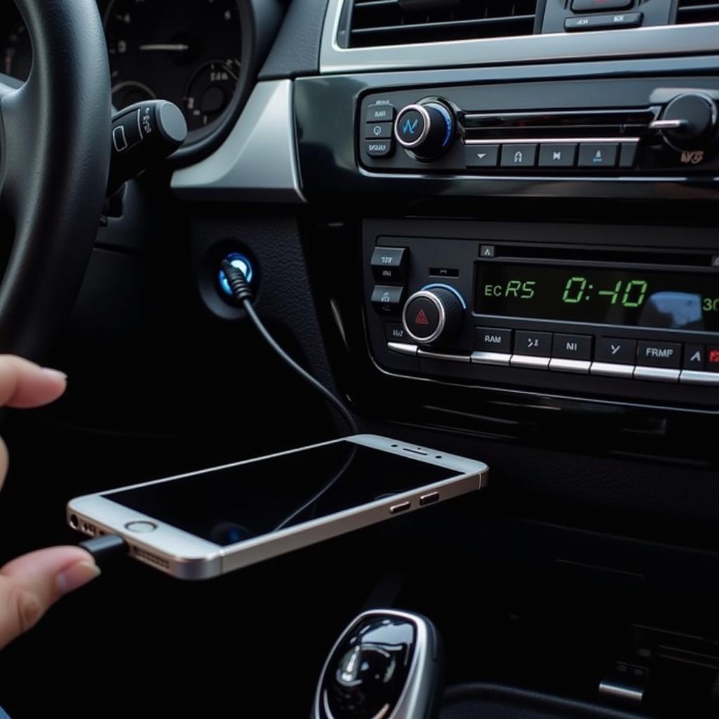 Connecting an iPhone 5 to a BMW audio system