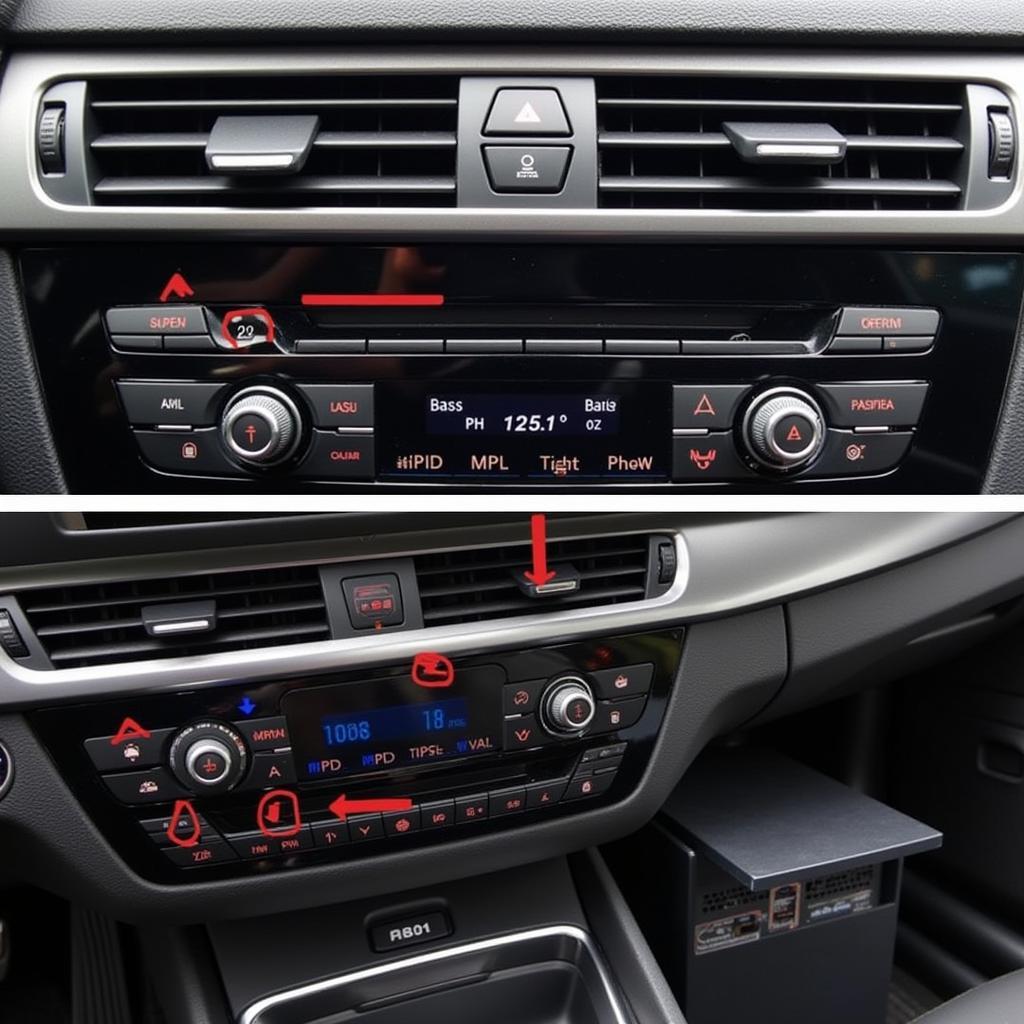 BMW Audio Settings Control Panel