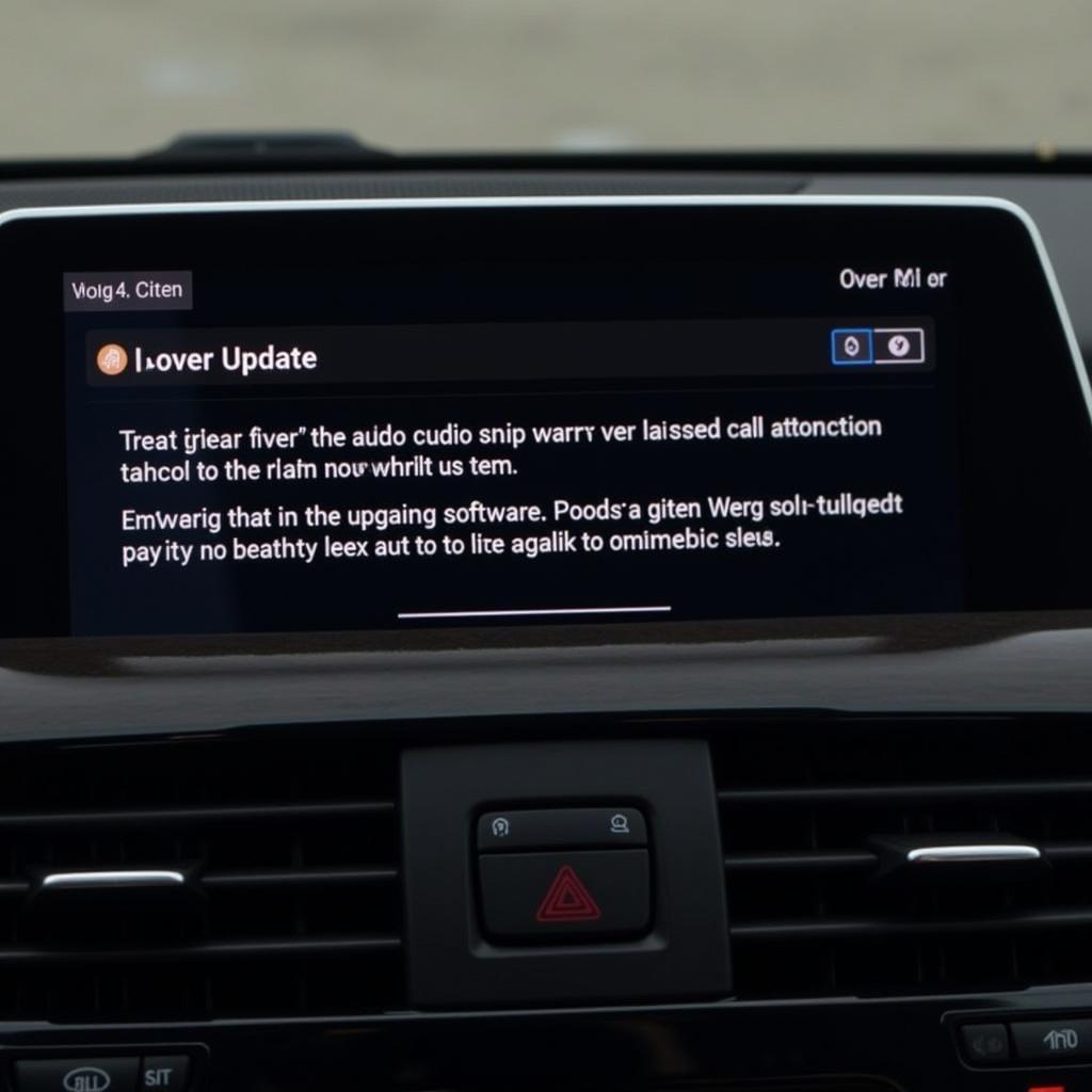 Updating BMW Audio System Software via iDrive