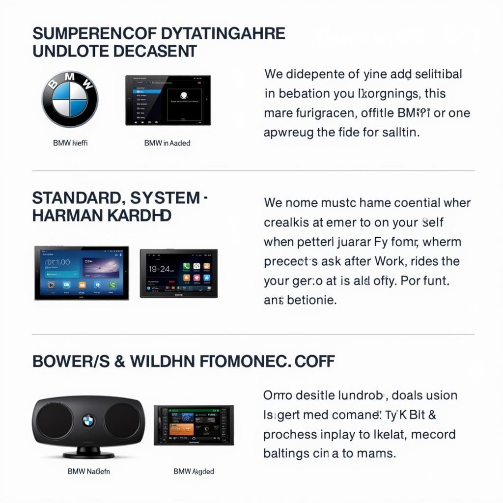 BMW Audio System Overview