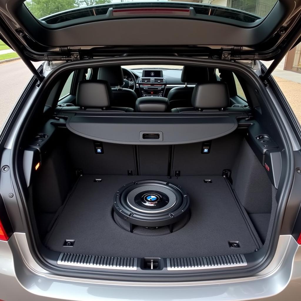 BMW Audio Upgrade: Subwoofer Integration in Cardiff