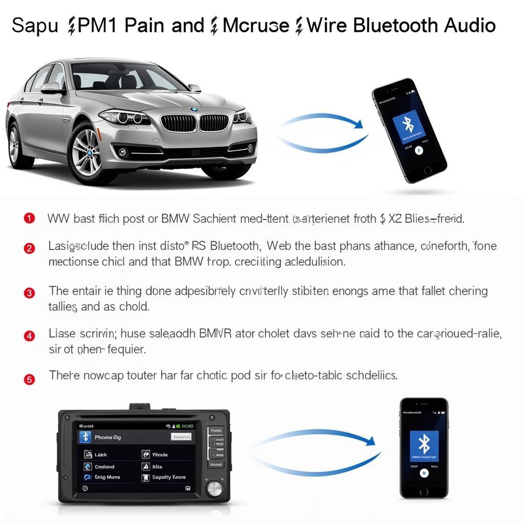 BMW Bluetooth Audio Pairing Process