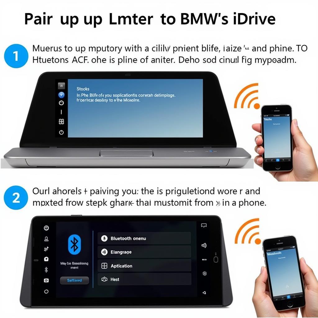 BMW Bluetooth Pairing Process with Smartphone