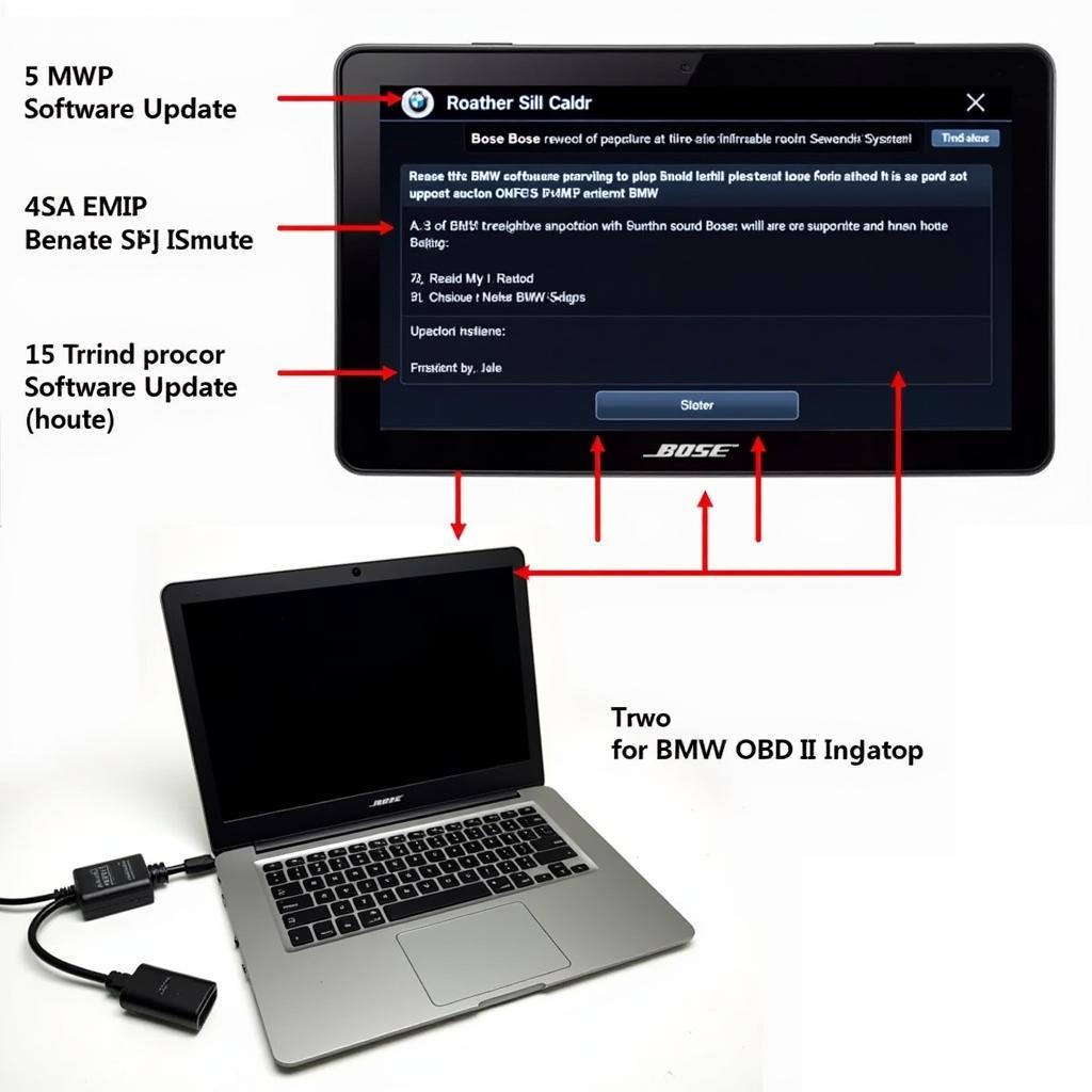 BMW Bose System Software Update via Laptop