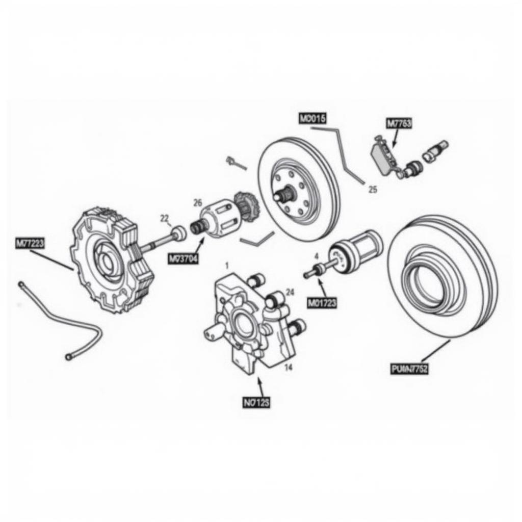 BMW Brake System Diagram and Components