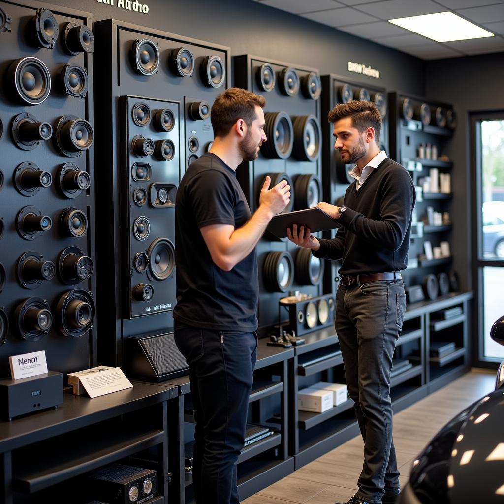 Choosing the Right Speakers at a BMW Car Audio Store