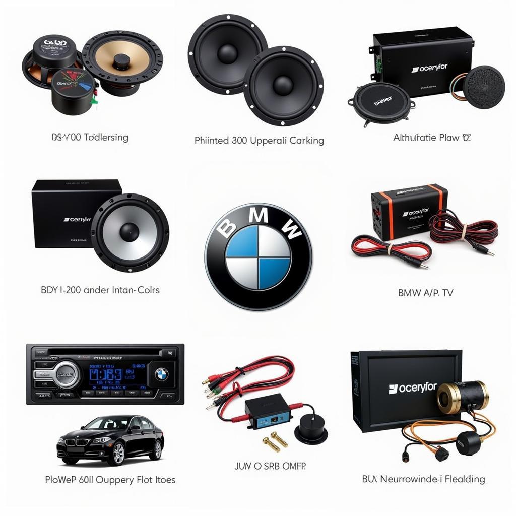 BMW Car Audio Upgrade Components Selection