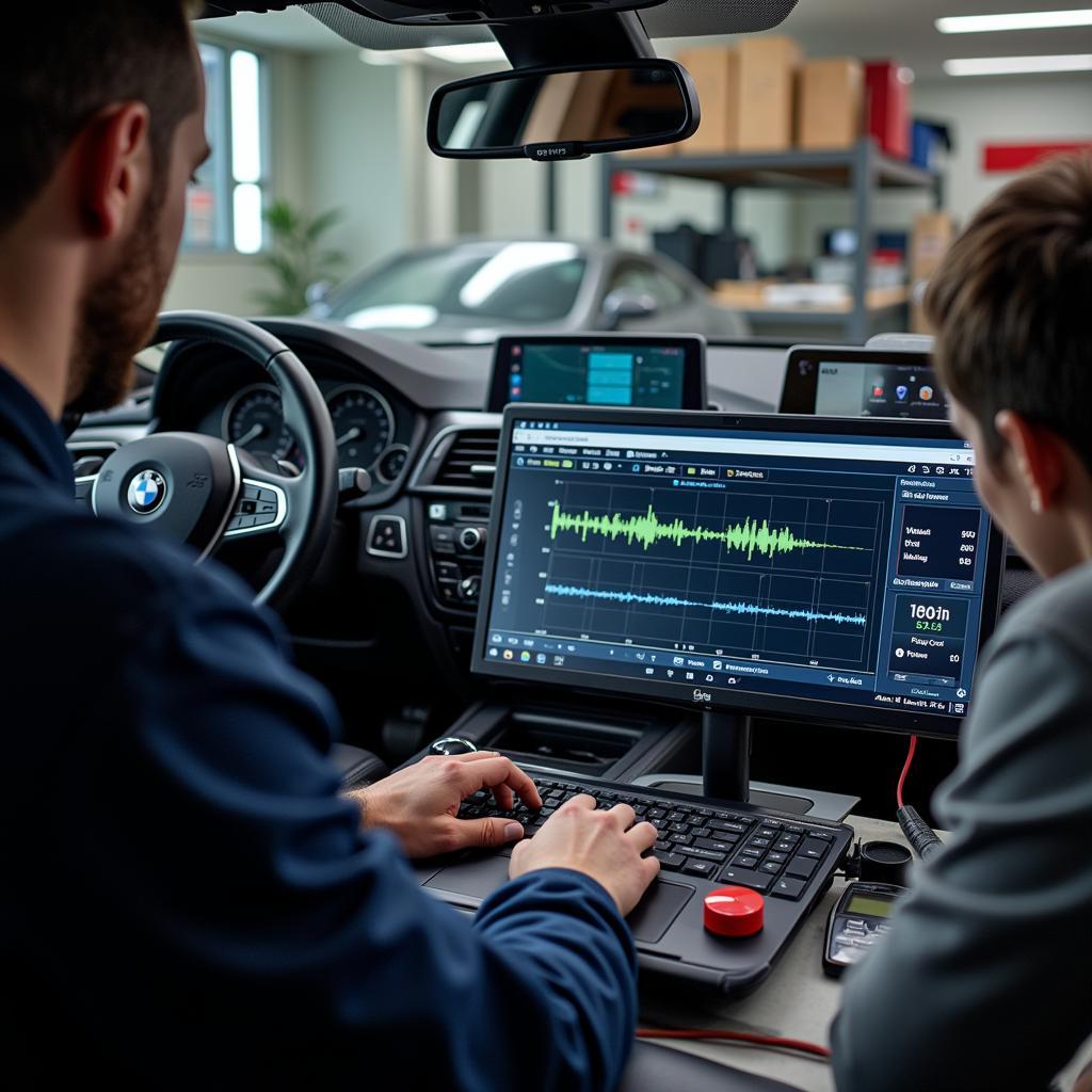 Using Diagnostic Tools to Troubleshoot BMW Sound Issues: A Technician's Perspective