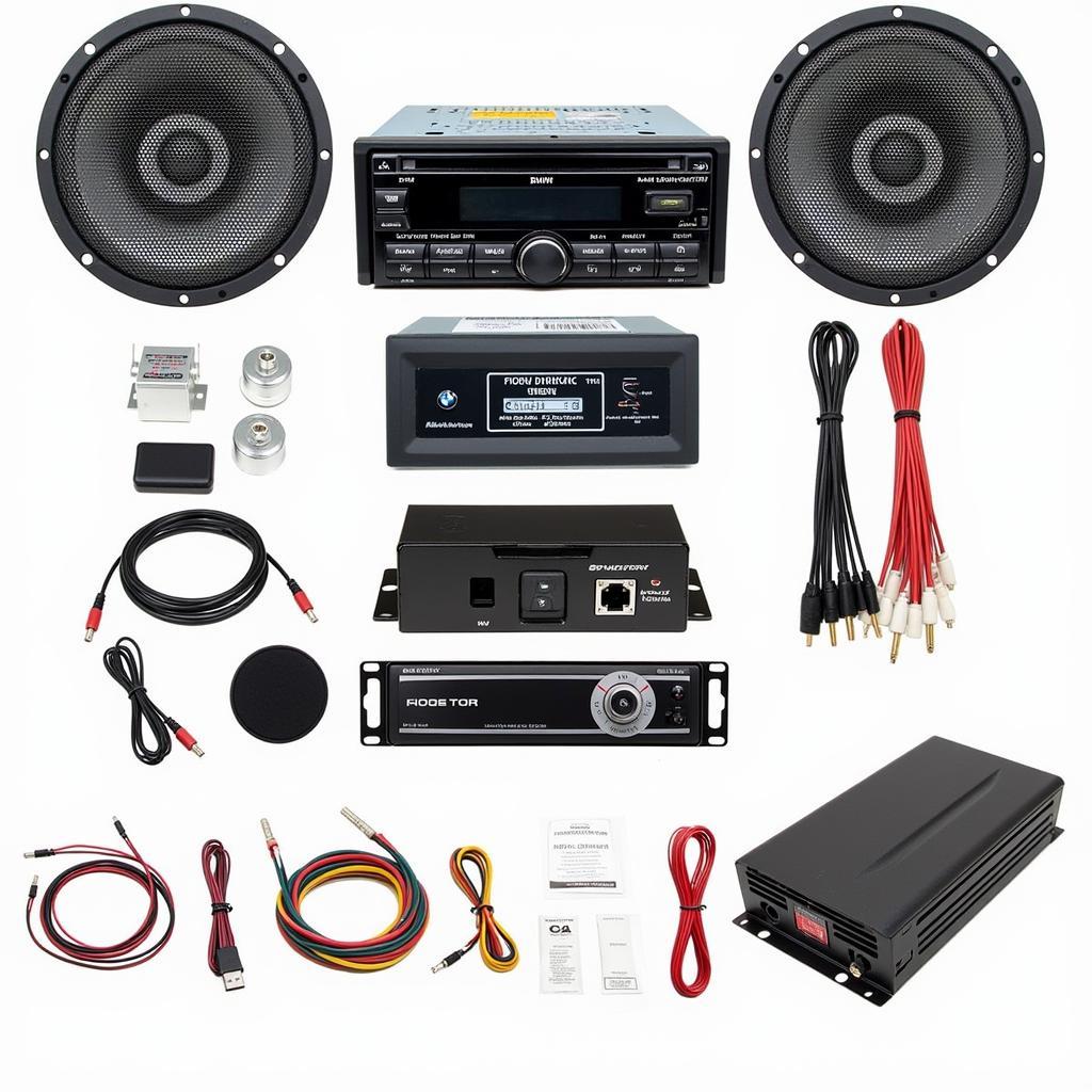 BMW E30 Factory Audio System Components