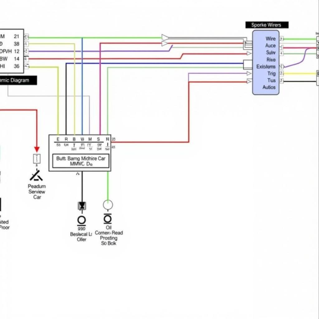 BMW E38 DSP Wiring Diagram