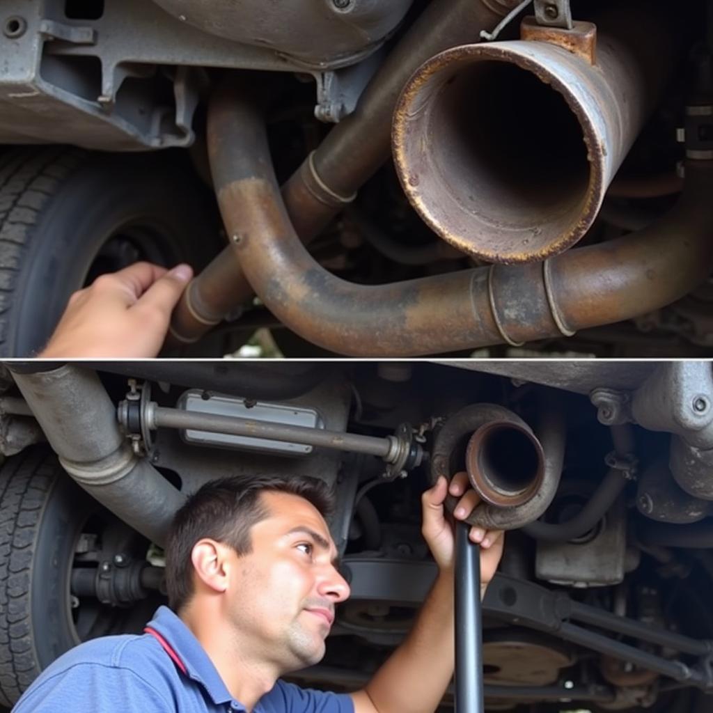 BMW E46 330i Exhaust System Inspection