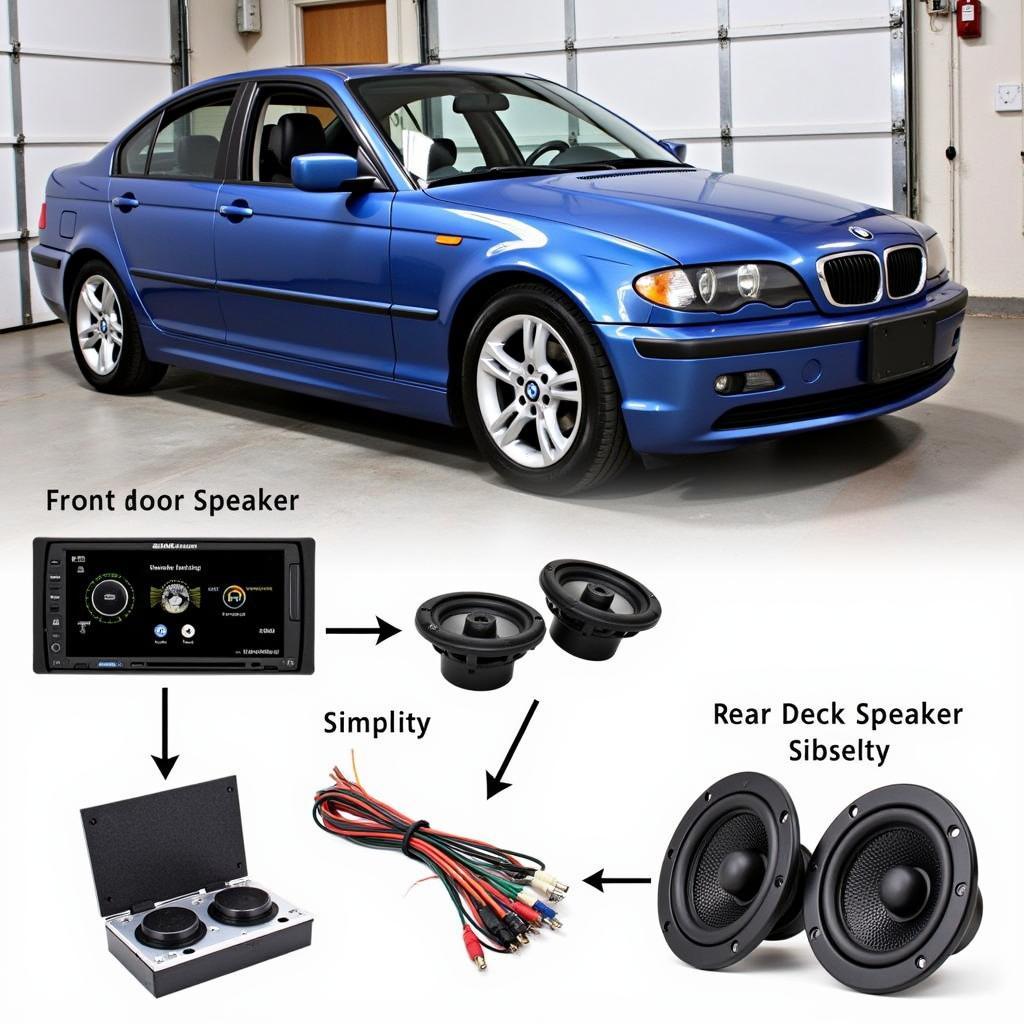 BMW E46 Base Sound System Components