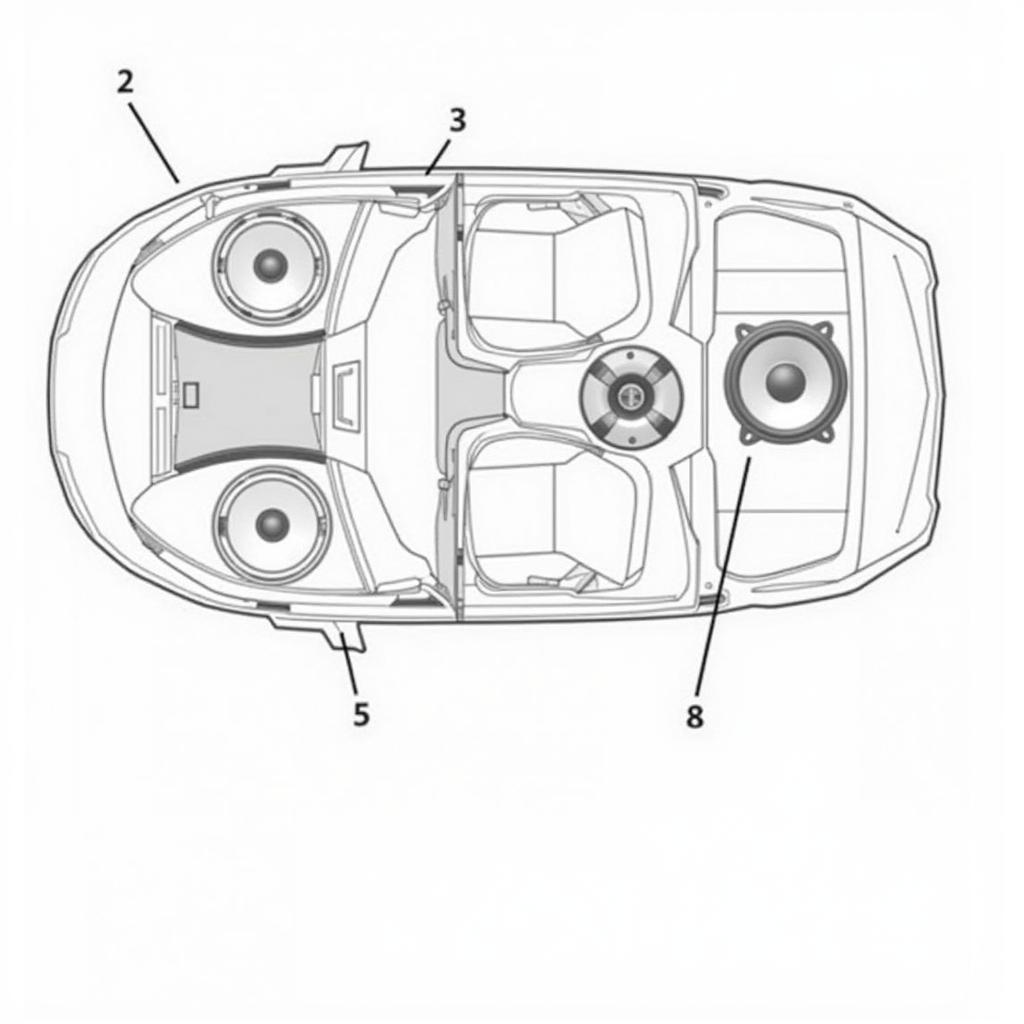 BMW E46 Harman Kardon Speaker Placement Diagram