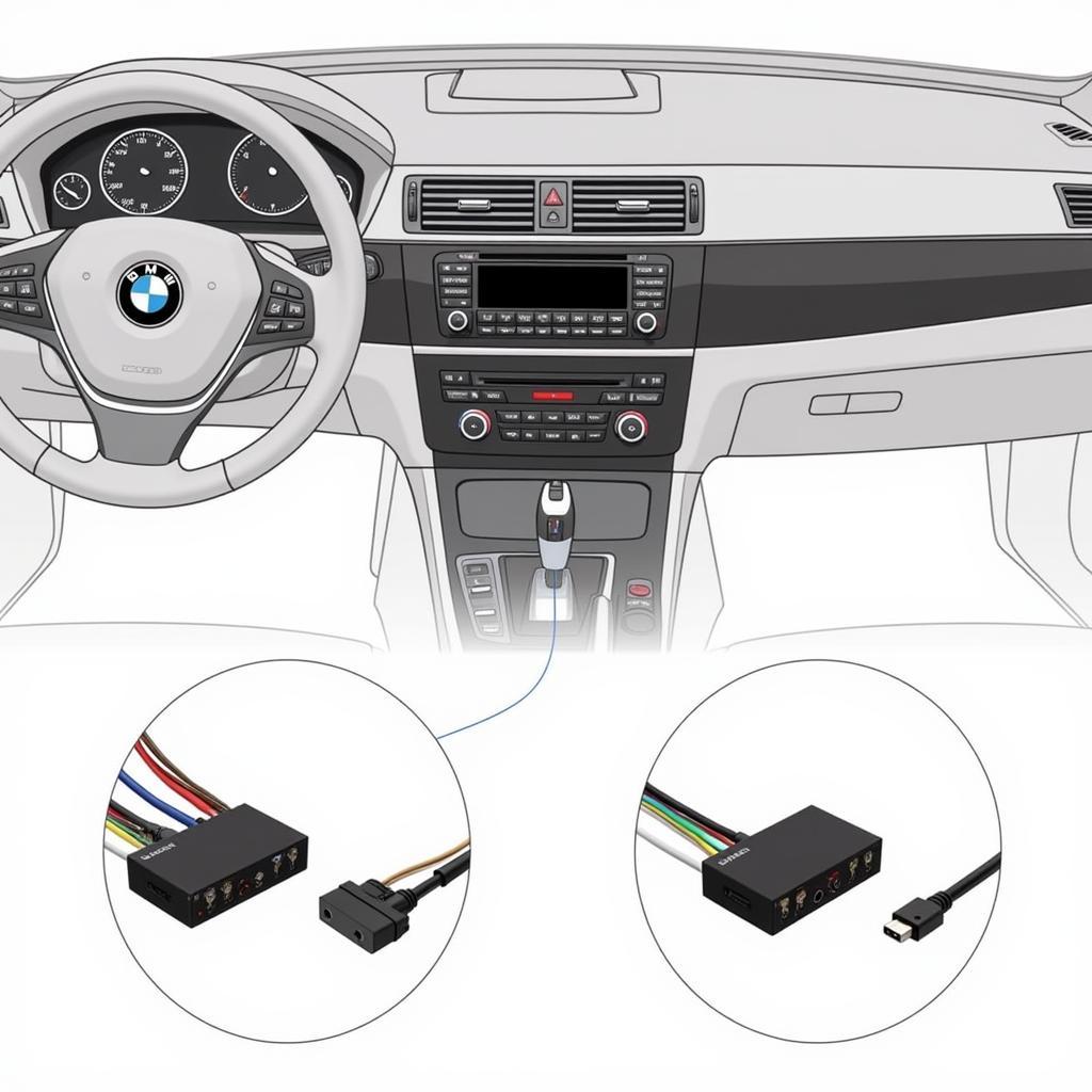 BMW E46 MOST Audio Converter Setup