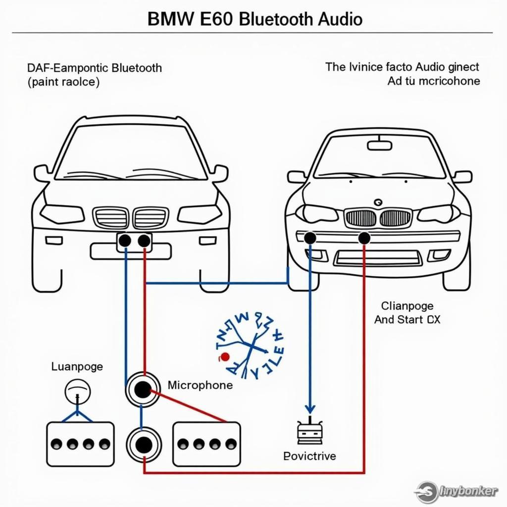 BMW E60 Bluetooth Audio Retrofit Wiring Diagram