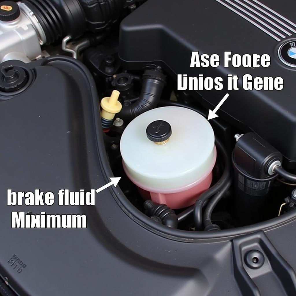 BMW E60 Brake Fluid Reservoir Location