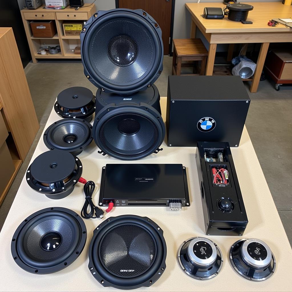 BMW E60 Car Audio Upgrade Components