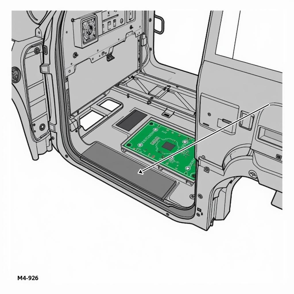 BMW E60 FRM Module Location