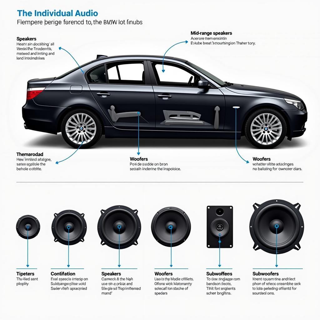 BMW E60 Individual Audio Speaker Placement