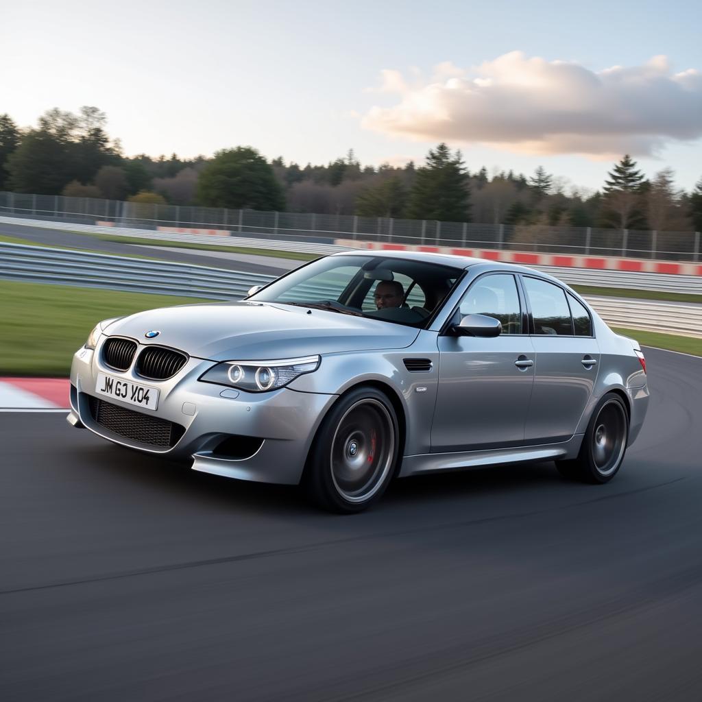 BMW E60 M5 on Track