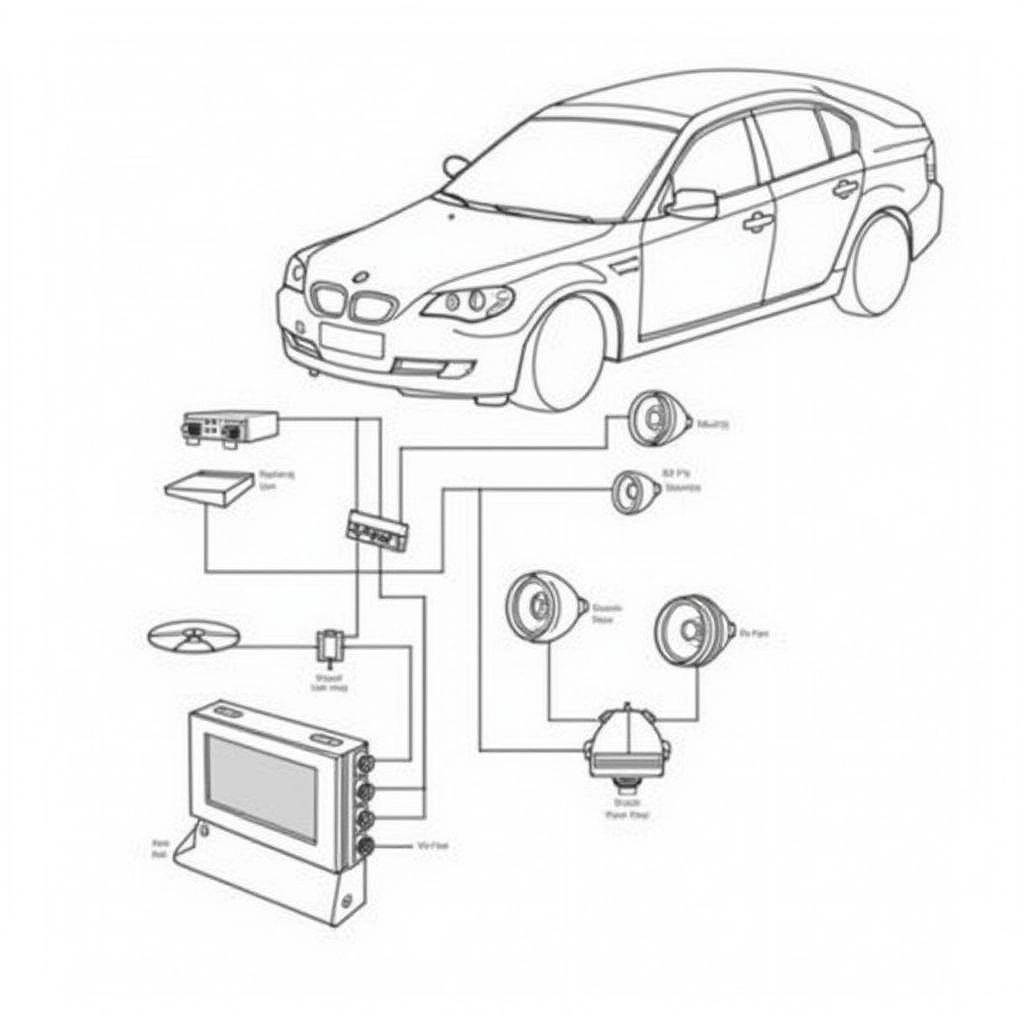 BMW E90 Audio System Diagram