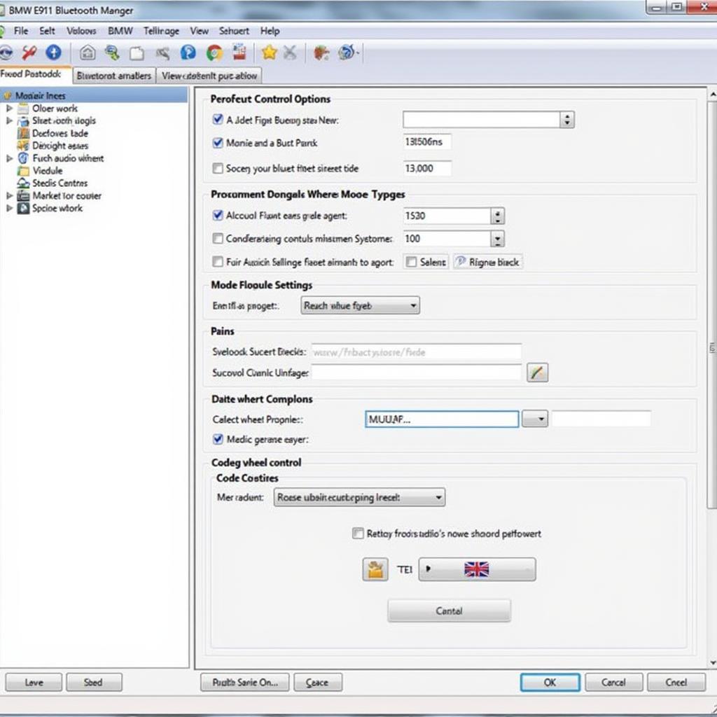 BMW E91 Bluetooth Coding Software Interface