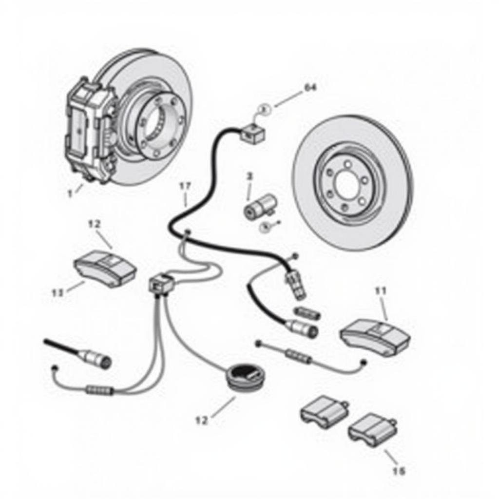 BMW E92 Brake System Diagram