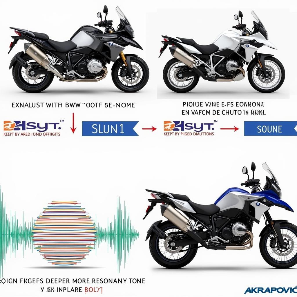 BMW F 850 GS Akrapovic Exhaust Sound Comparison