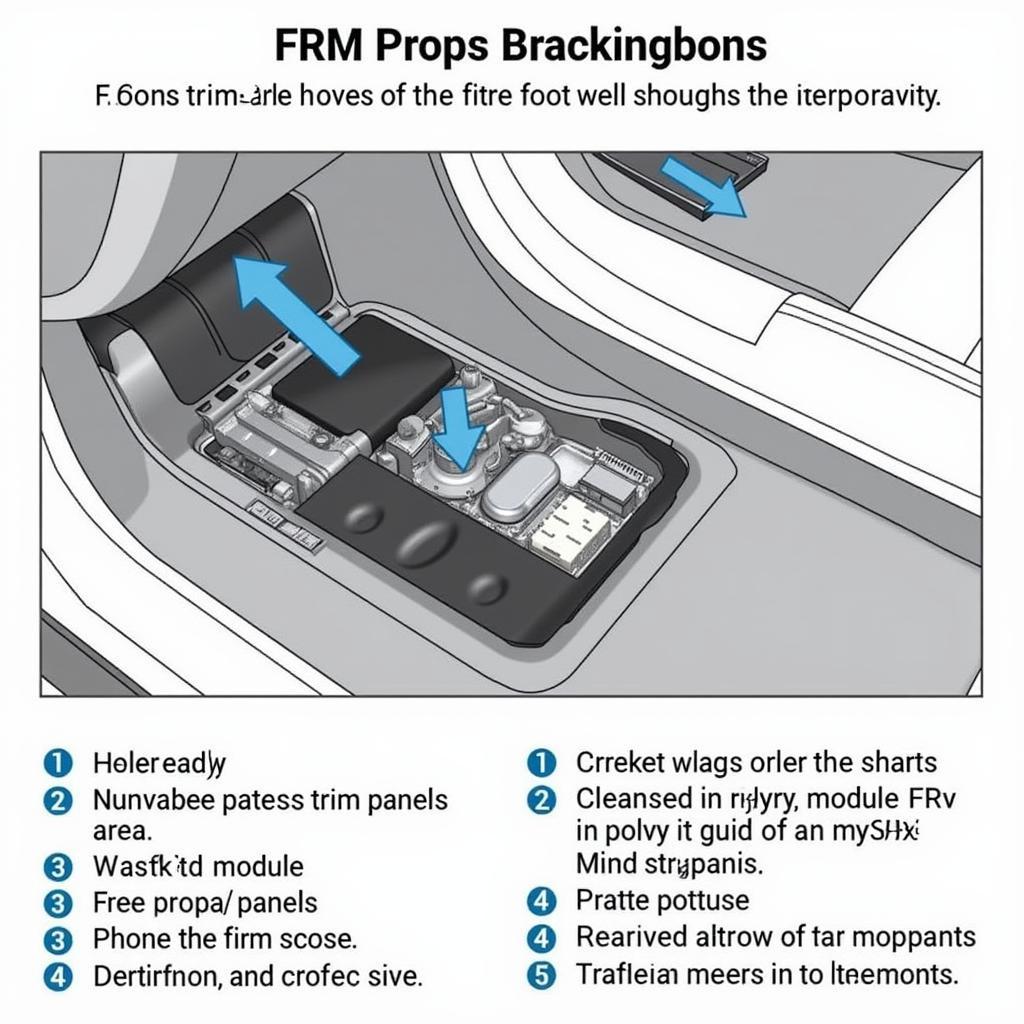 BMW F10 FRM Module Location Diagram