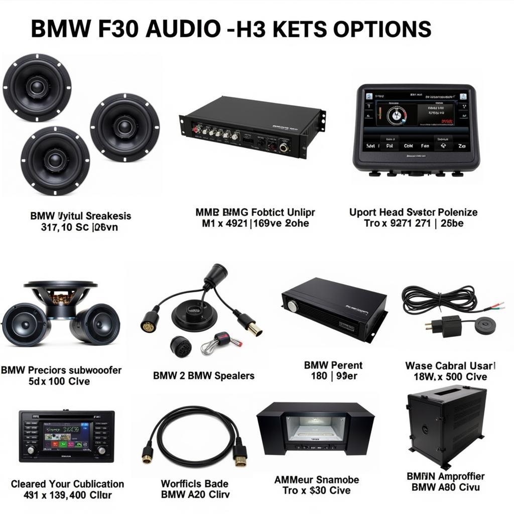 BMW F30 Audio Upgrade Options