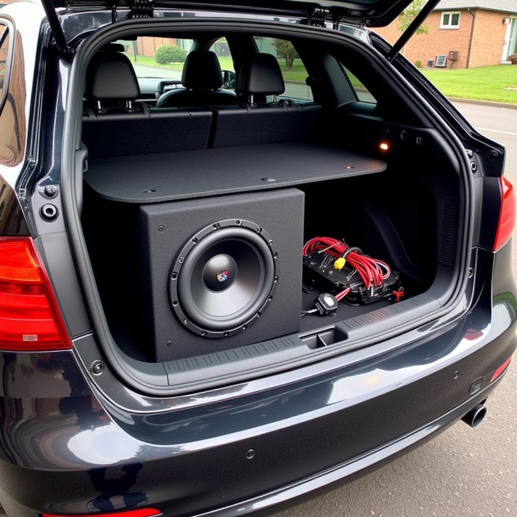 Integrating a Subwoofer in a BMW F30 for Enhanced Bass