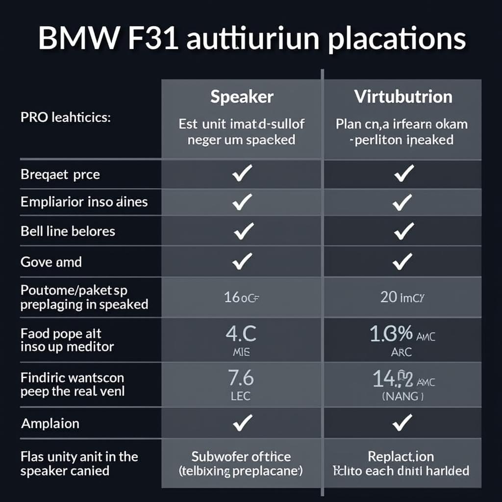 BMW F31 Audio Upgrade Options Comparison