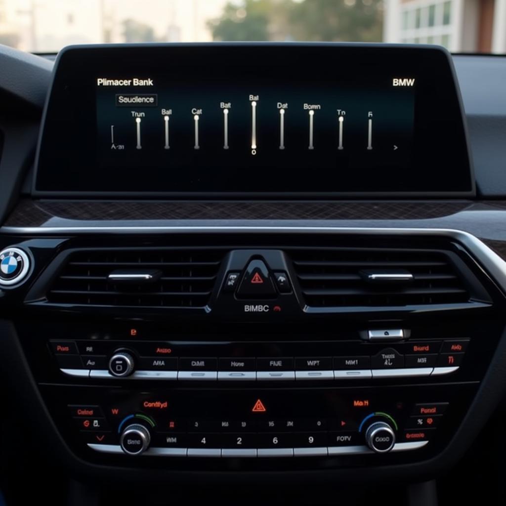 BMW Factory Audio Equalizer Settings