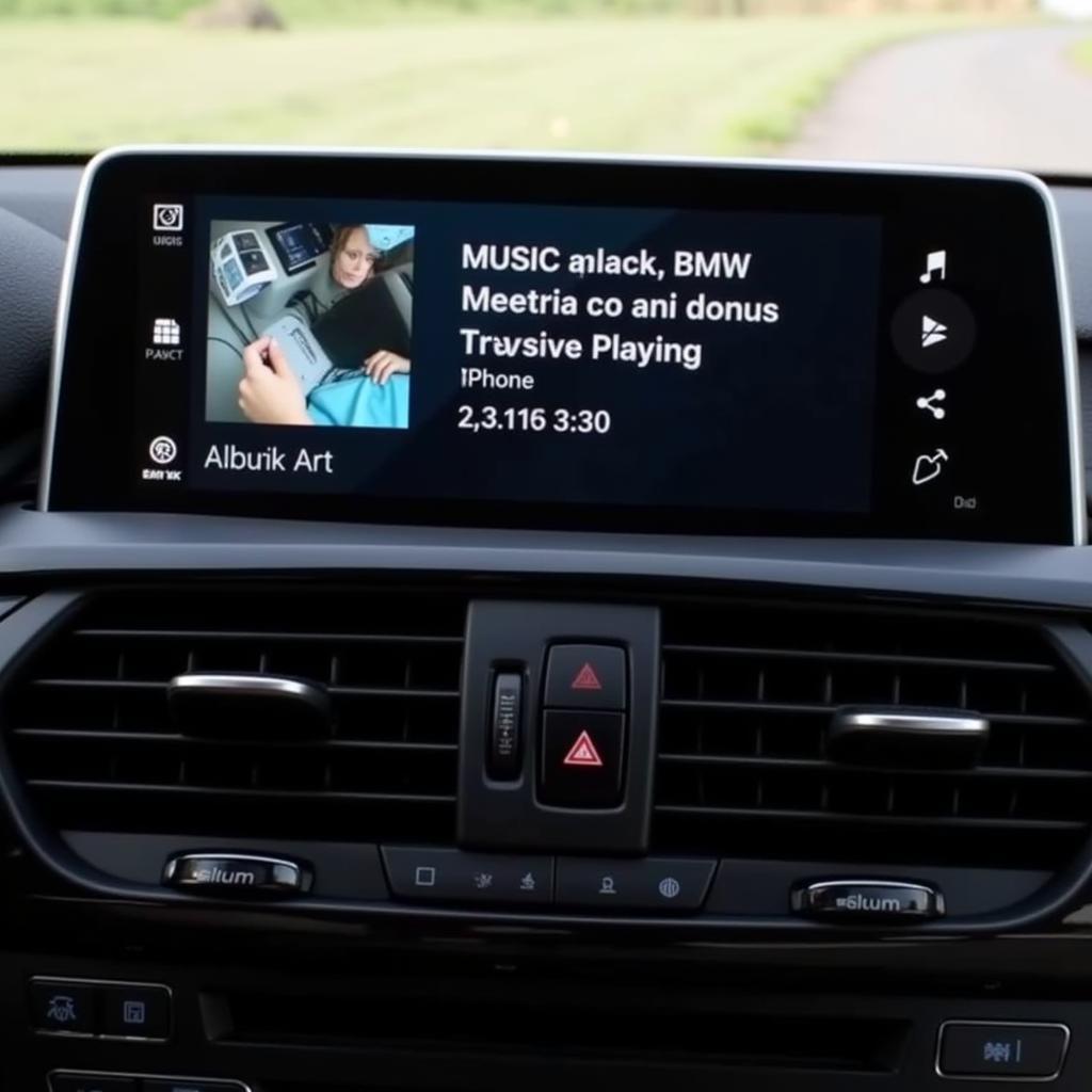 BMW iDrive iPhone Music Playback