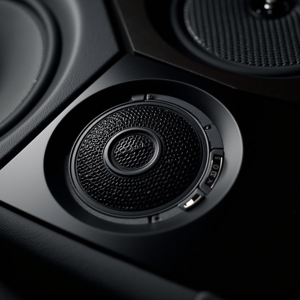 Close-up of BMW Individual High-End Audio System Speaker