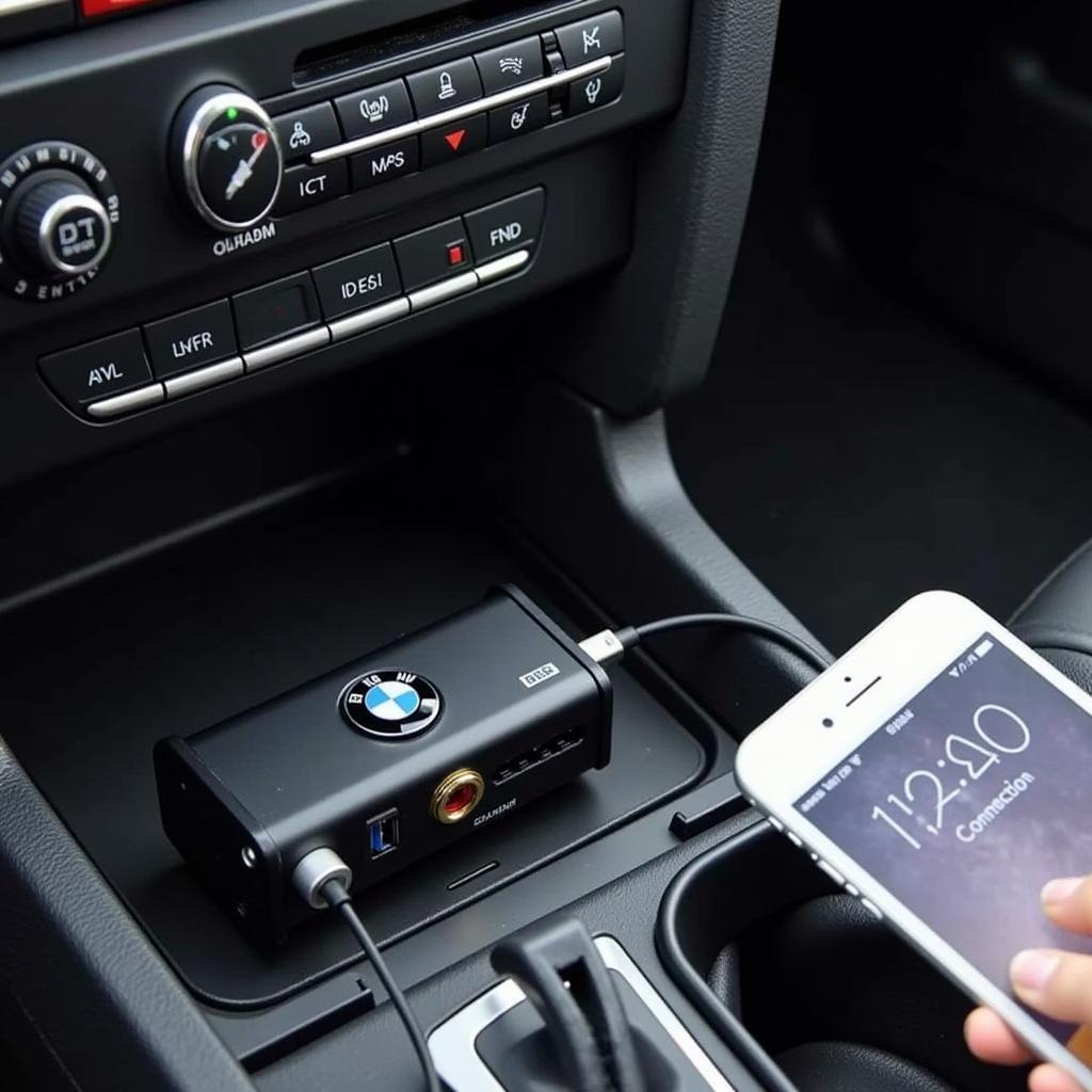 Setting up a USB Audio Interface in a BMW with iPhone