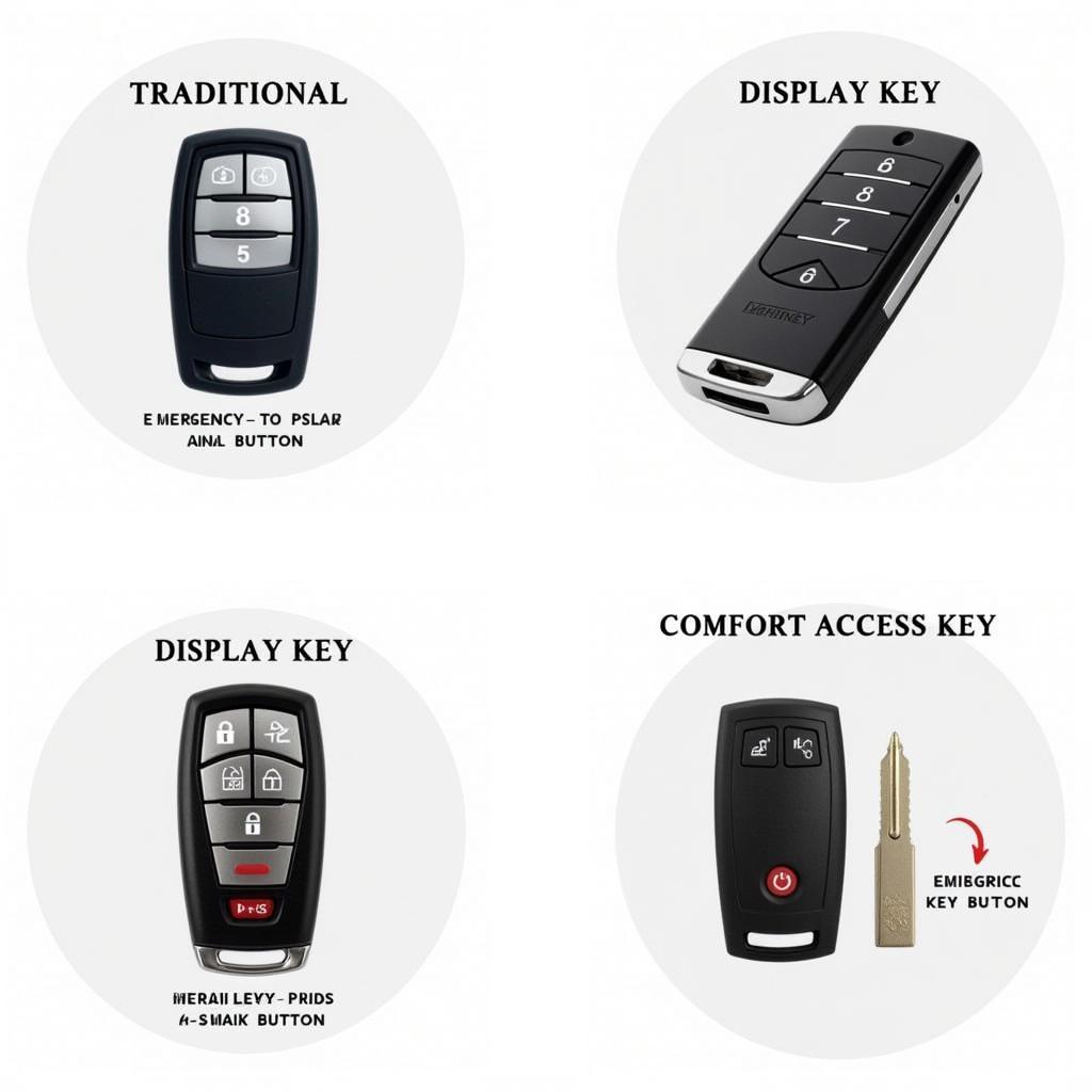 Different BMW Key Fob Types