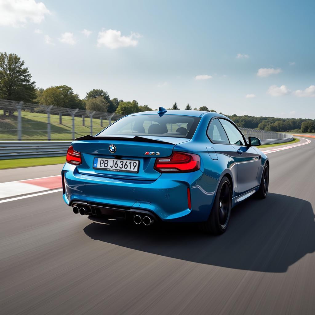 BMW M2 on Racing Track