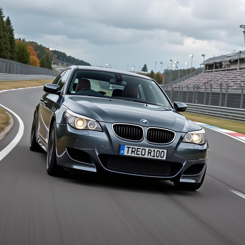 BMW M5 E60 on Track