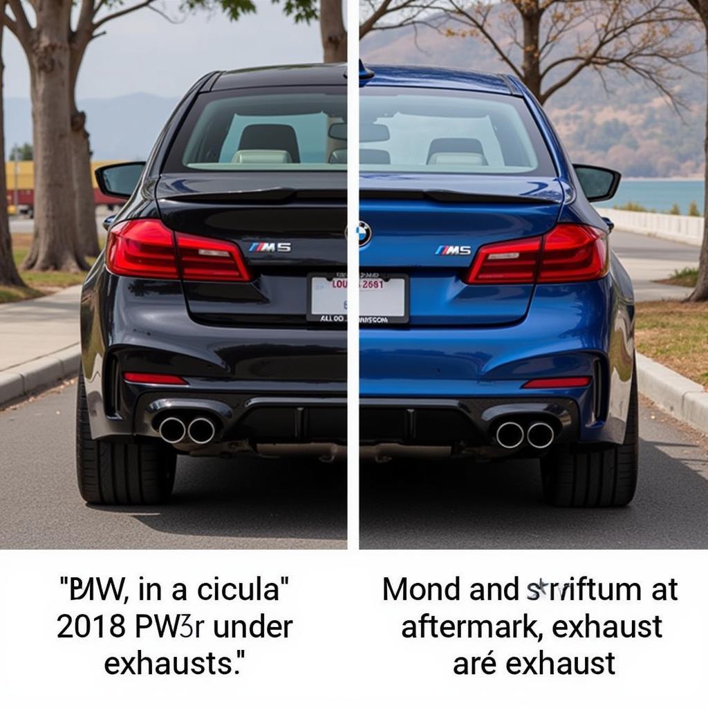 BMW M5 Exhaust Sound Comparison