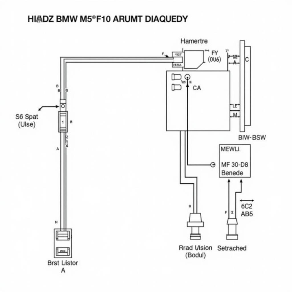 BMW M5 F10 Audio System Wiring Diagram