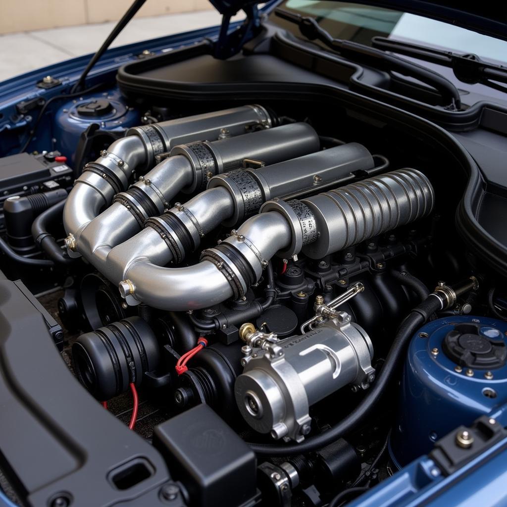 BMW M5 V10 Engine Bay Detail