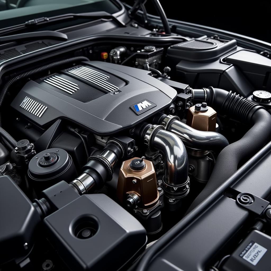 BMW M6 V10 Engine Detail View