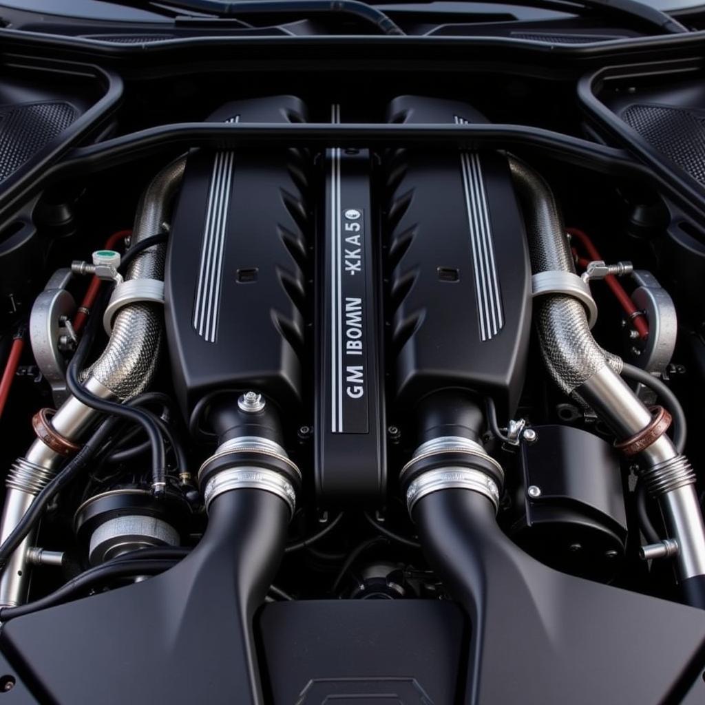 Detailed View of the BMW M850i Engine Bay