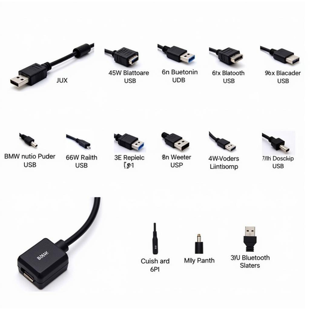 Types of BMW Mini Audio Adapter Cables