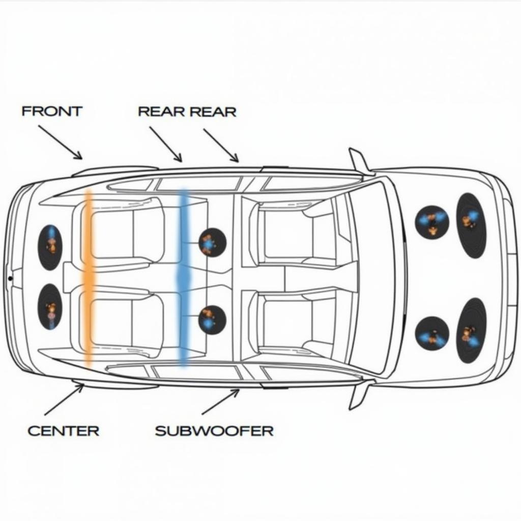 BMW Pro Logic 7 Speaker Placement