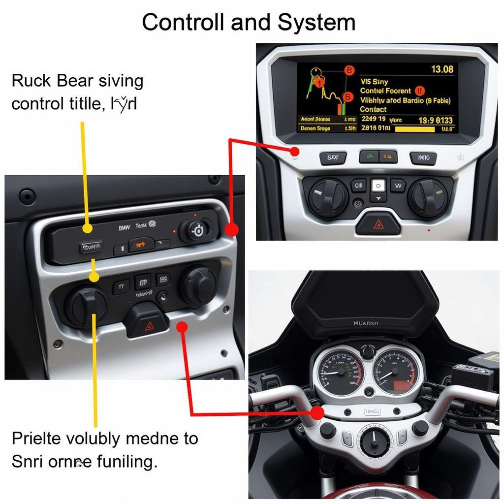 BMW R1200RT 2011 Audio System Control Panel