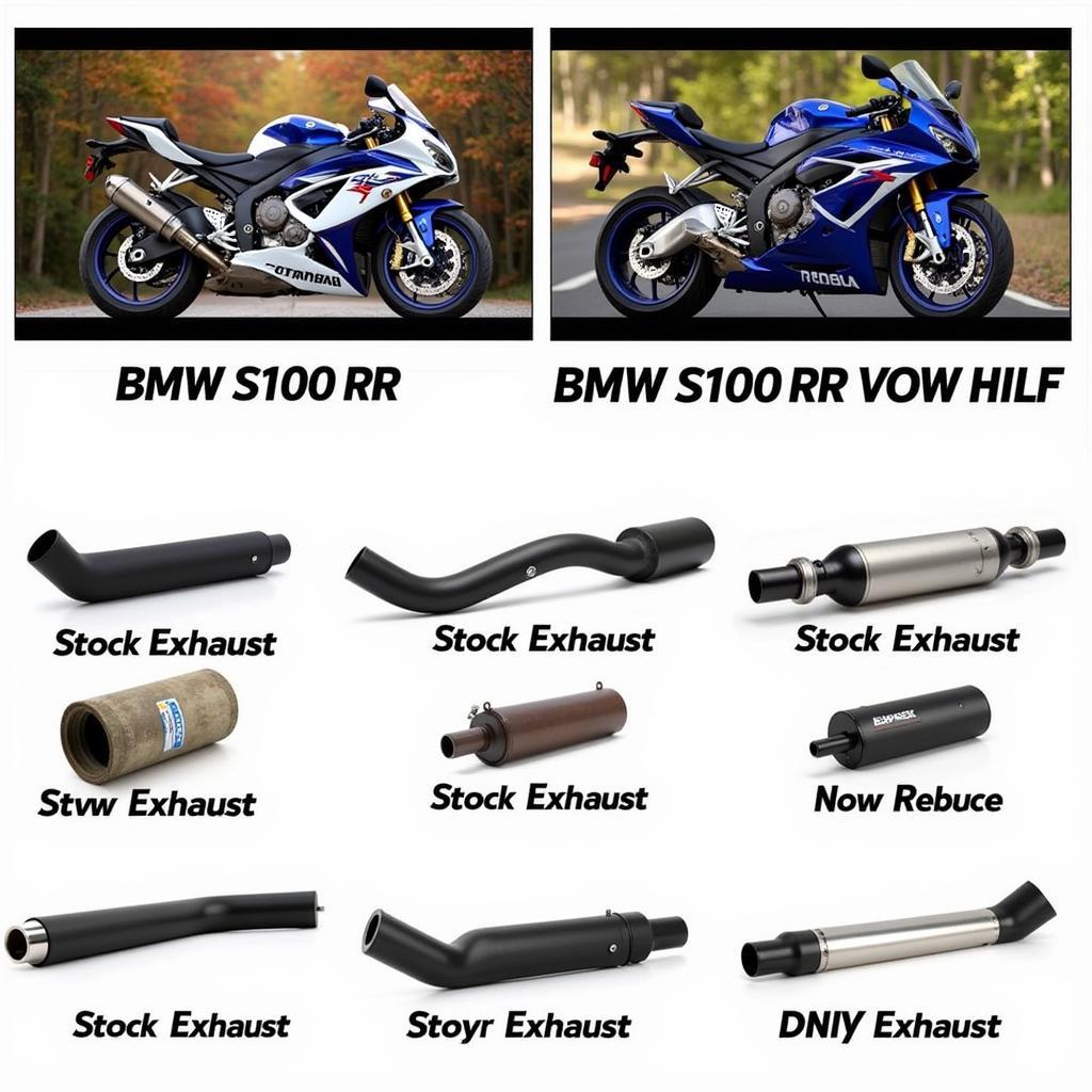 BMW S1000RR Exhaust Sound Comparison