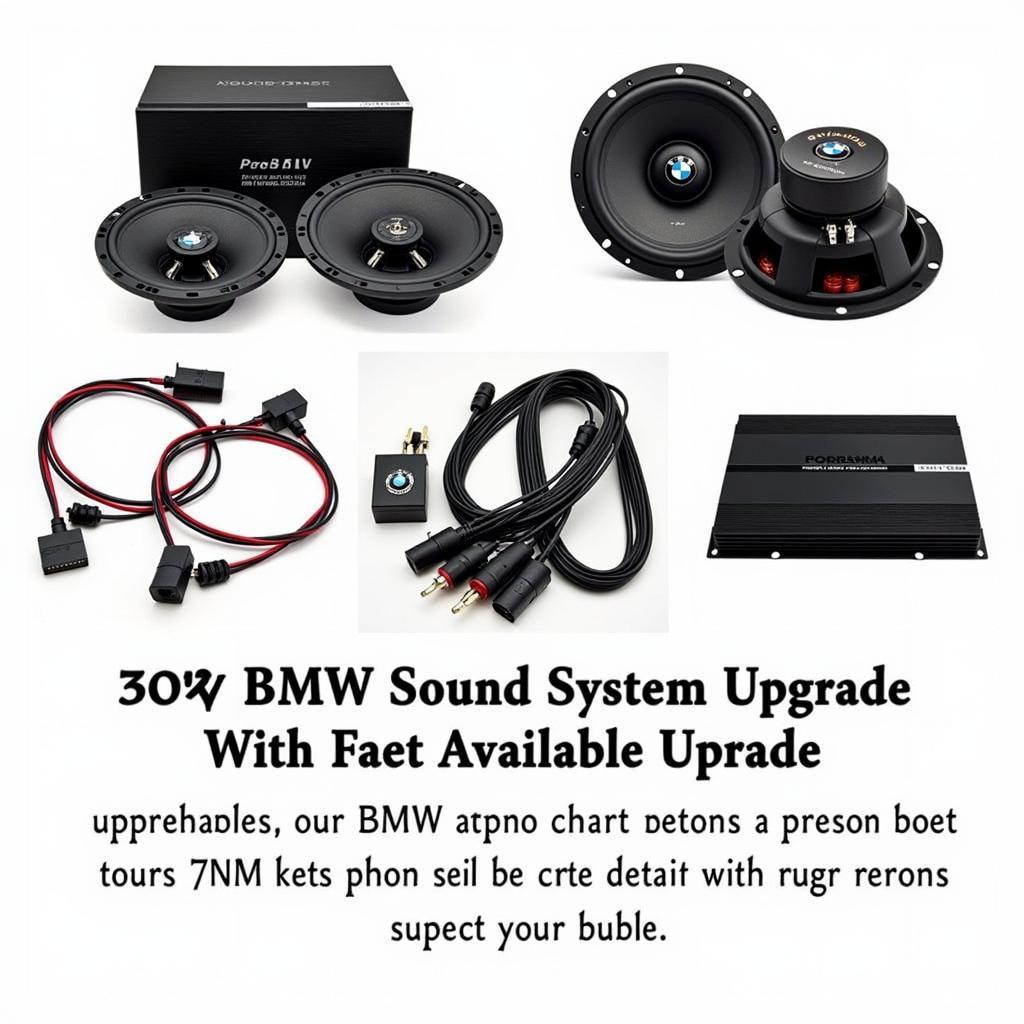 BMW Sound System Upgrade Components