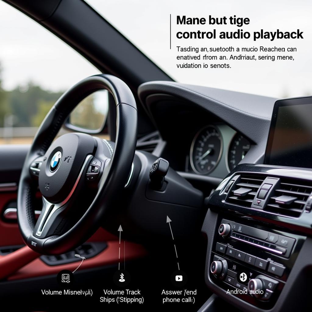 BMW Steering Wheel Controls for Android Bluetooth Audio Streaming